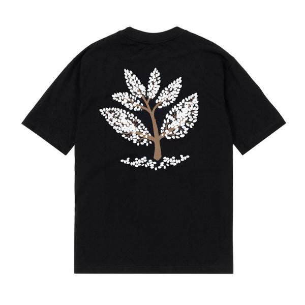 Magenta Blossom Tee - Black