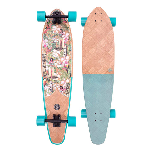 Z-Flex Banana Train Roundtail Longboard Complete
