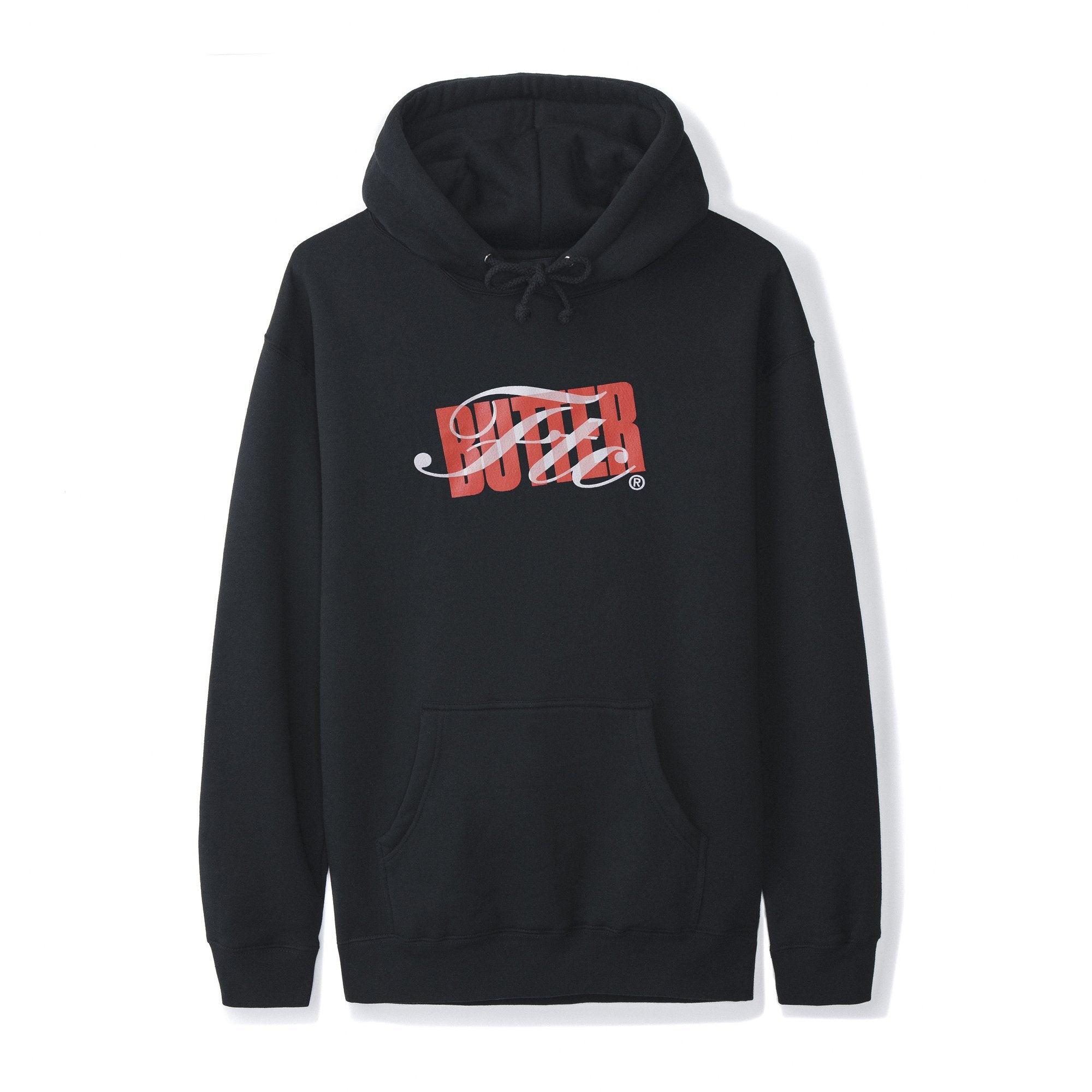 FTC x Butter Goods Stack Logo Pullover - Black – EXIT SKATE SHOP